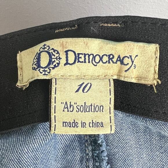 Democracy Womens 10 Ab Solution Slimming Tummy Control Stretch Ankle Skinny Jean - Picture 4 of 9